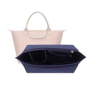 9133 Purse Organizer, Multi-Pocket Felt Handbag Organizer, Folding Tote Bag